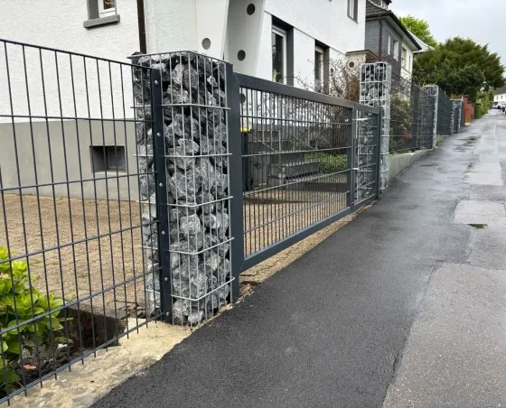 Gabionen und Steinzäune in Münster - fachgerechte Ausführung vor Ort